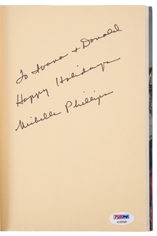 1986 Michelle Phillips Signed "Californa Dreamin" First Edition Book Inscribed to Ivana and Donald Trump (PSA/DNA)